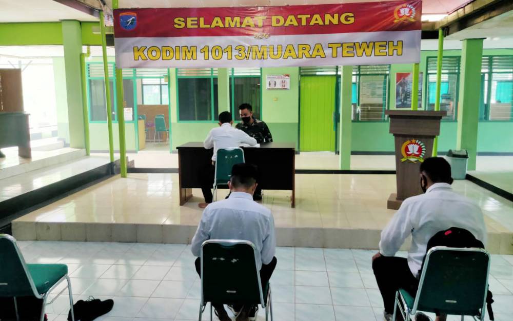 Kodim 1013 Muara Teweh Buka Rekrutmen Bintara PK