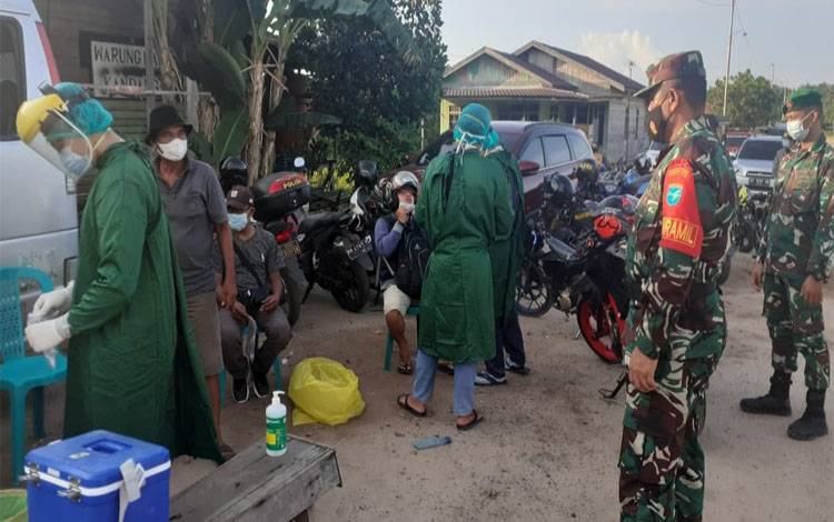 Pendatang Masuk Palangka Raya Diswab Test