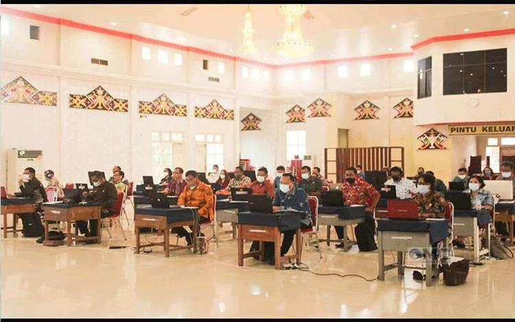Puluhan Pejabat Ikuti Seleksi Terbuka Jabatan Pimpinan Tinggi Pratama Pemkab Murung Raya