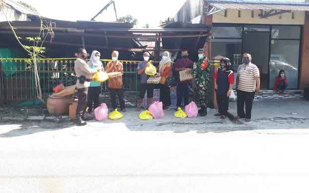 Korban Kebakaran di Kelurahan Panarung Dapat Bantuan Sembako