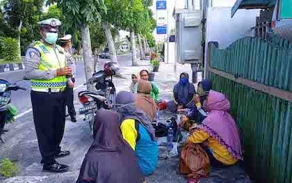Satlantas Polres Sukamara Laksanakan Program Sasulvid, ini Tujuannya