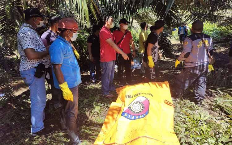Jasad Perempuan Tewas di Parit Kebun Sawit Desa Penyang Alami Luka Bacok di Kepala