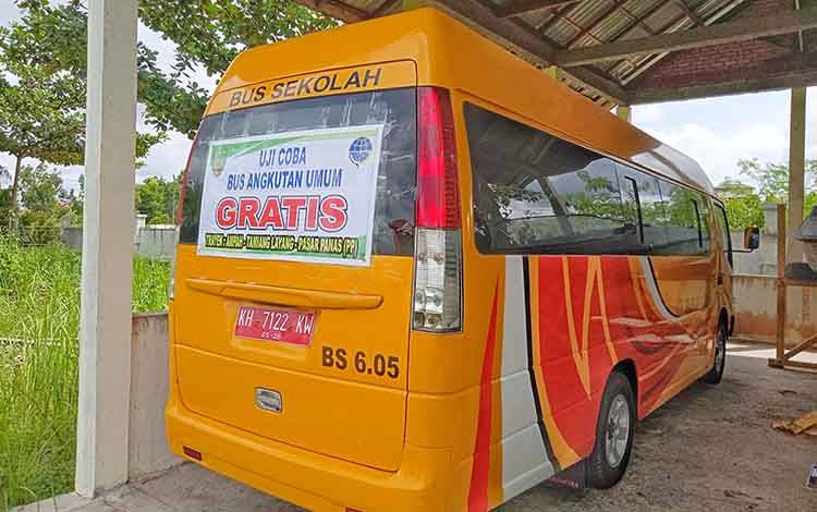 Dinas Perhubungan akan Ujicoba Angkutan Umum Gratis Ampah - Tamiang Layang