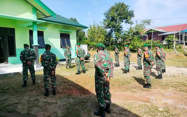 Danramil Montallat Ingatkan Anggota Jaga Kesehatan