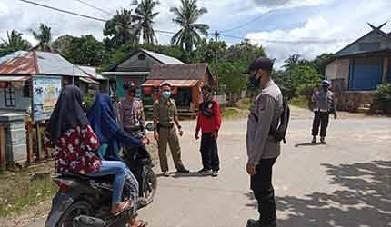 Personel Gabungan di Rantau Pulut Disiplinkan Protokol Kesehatan