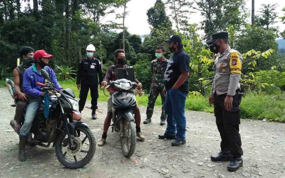 Tim Gabungan Operasi Yustisi di Perbatasan Kalteng - Kalbar