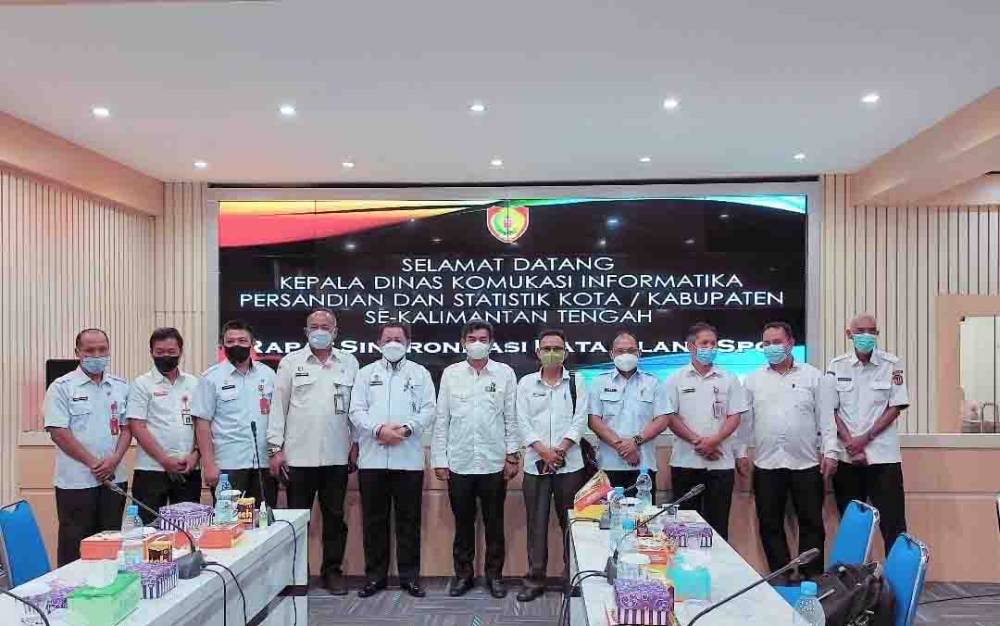 Diskominfosantik Kalteng Rapat Sinkronisasi Data Blank Spot