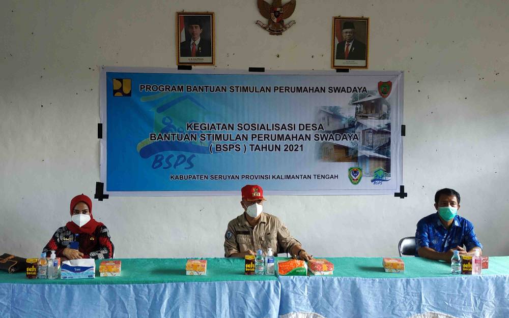 Bupati Seruyan Harapkan BSPS Dimanfaatkan dengan Baik