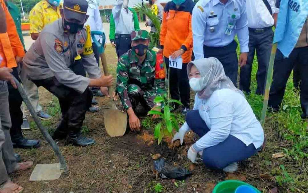 Peringati Hari Lingkungan, Bupati Kobar Tanam Pohon