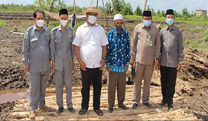 Kemenag Kapuas Bersama FKUB Tinjau Rencana Pembangunan Masjid Al-Mila