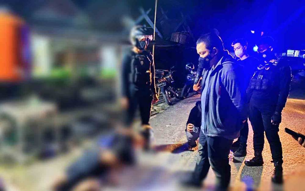 2 Remaja Mabuk Tabrak Polisi Patroli di Palangka Raya