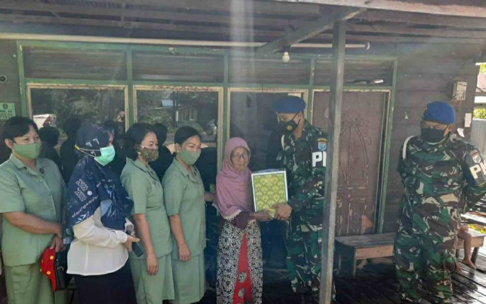 Subdenpom Kapuas Peduli Warga di Tengah Pandemi