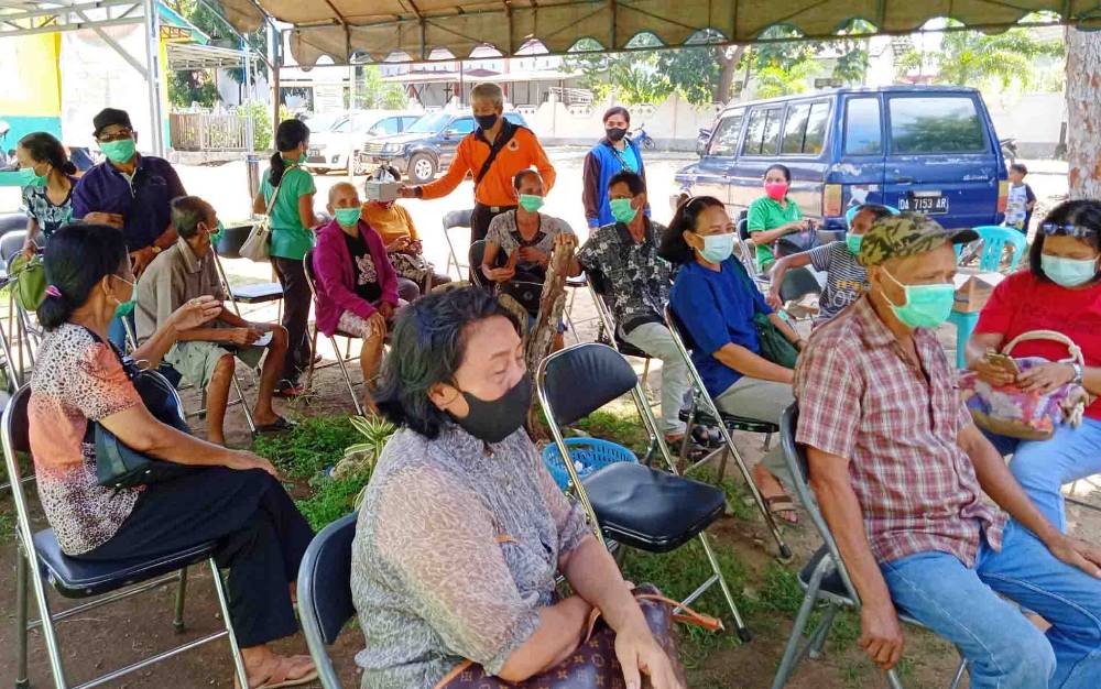 BPBD Damkar Barito Timur Siapkan Tenda dan Angkutan untuk Vaksinasi Lansia