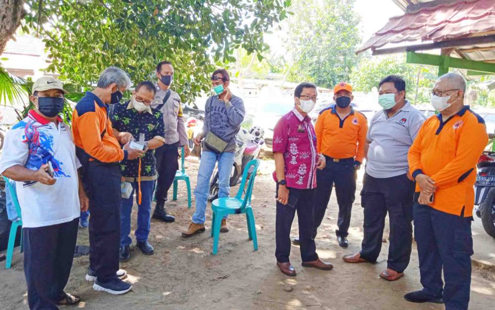 Sekda Barito Timur Pantau Vaksinasi Massal Lansia