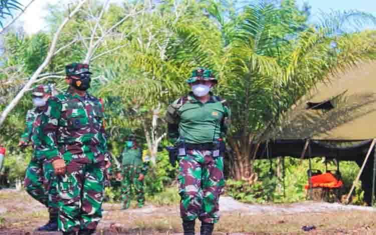 Danrem 102 Panju Panjung Tinjau Latihan Pemeliharaan Raider 631 Antang