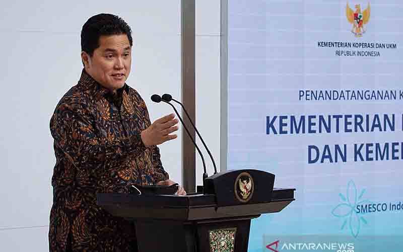 Erick Thohir Ungkap Santri Pilar Ekonomi Syariah Nasional
