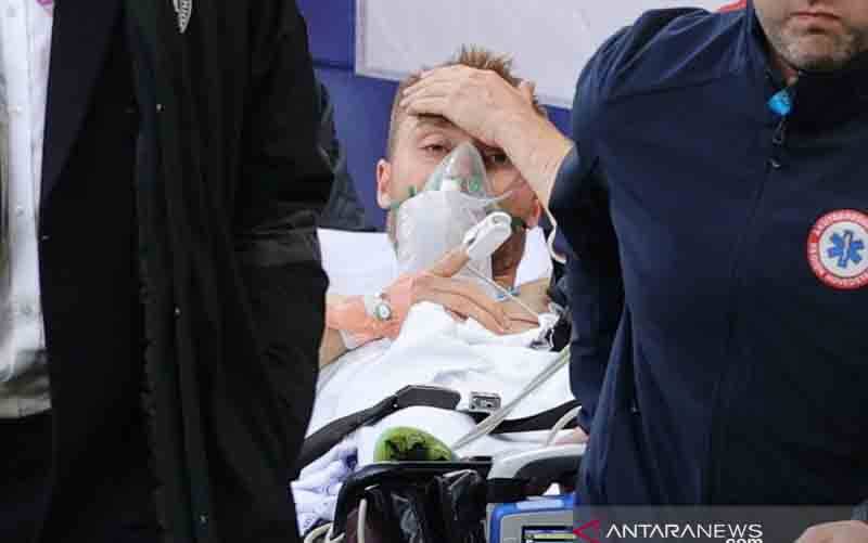 Gelandang Timnas Denmark Eriksen Masih di Rumah Sakit, Kondisinya Stabil