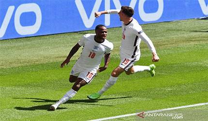 Sterling Wujudkan Ambisi Cetak Gol di Wembley dalam Turnamen Bergengsi