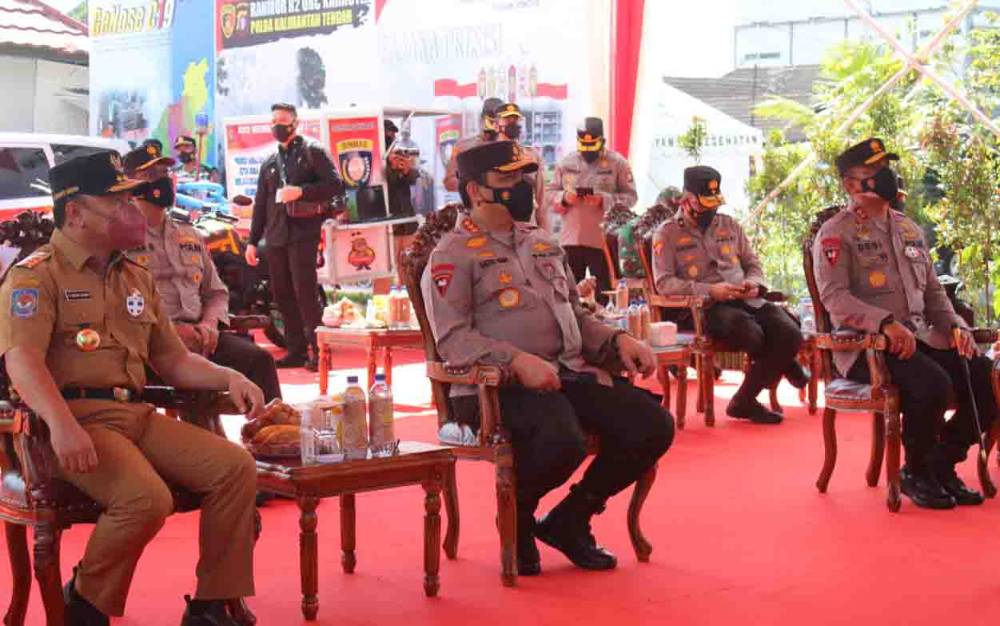 Wakapolri Apresiasi Kinerja Polda Kalteng dalam Penanganan Covid-19 dan Inovasi Pelayanan Publik