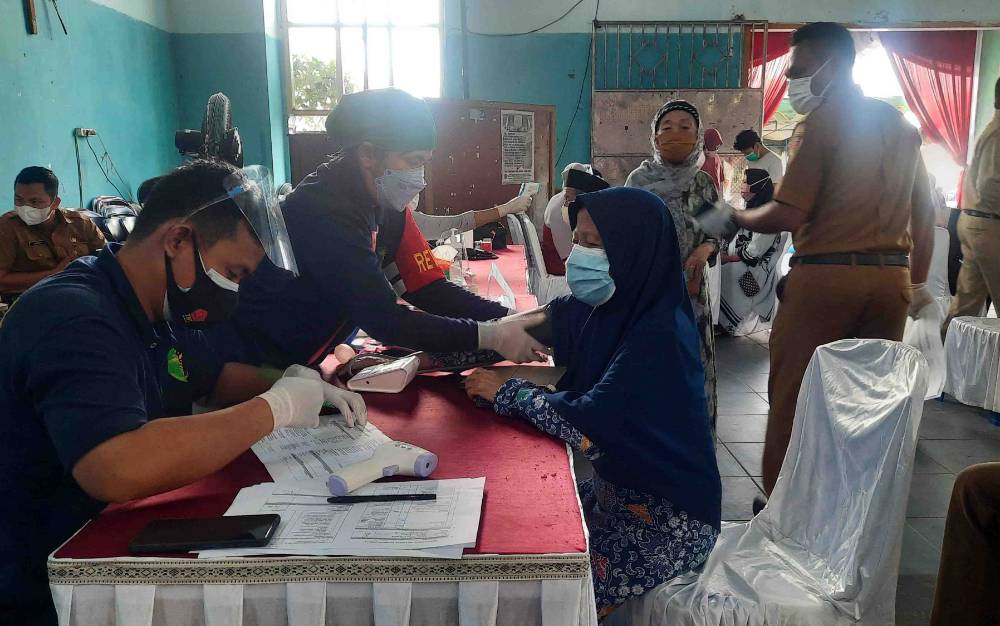 Capaian Vaksinasi Lansia Kobar Tertinggi Seluruh Kalteng