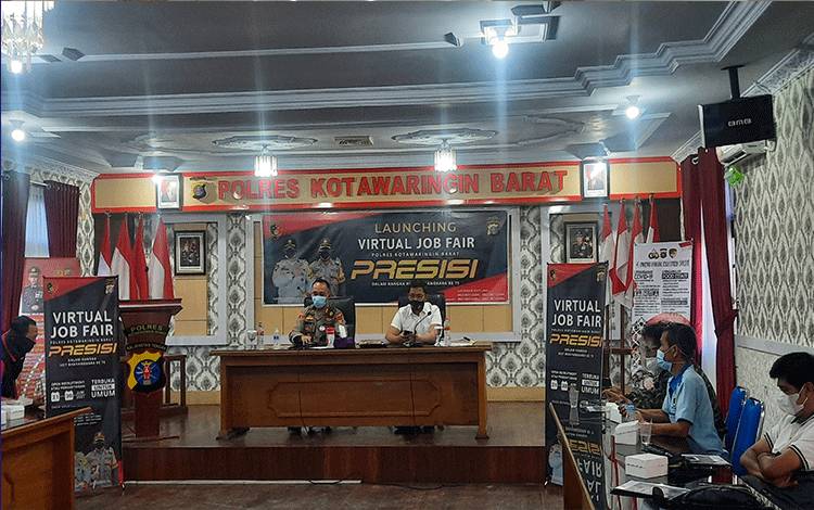 Kurangi Pengangguran Dampak Covid-19, Polres Kobar Buka Job Fair