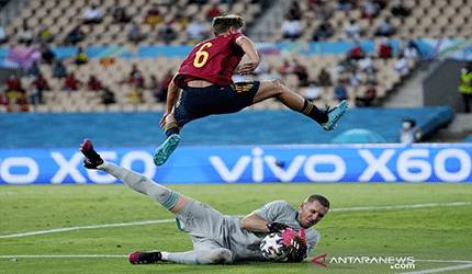 Robin Olsen Paksa Spanyol Telan Hasil Nirgol Kontra Swedia