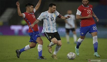 Argentina Harus Puas Ditahan Imbang Chile 1-1