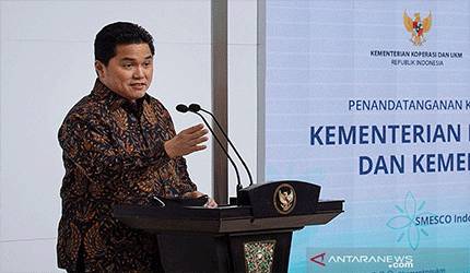 Erick Thohir Dorong BUMN Jadikan Digitalisasi Fondasi Atasi Persaingan
