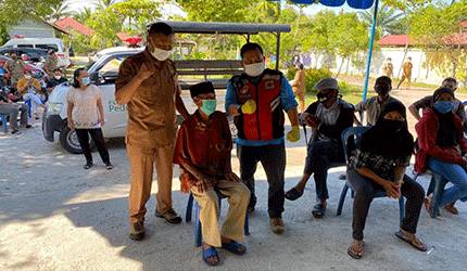 Kecamatan Jekan Raya Gelar Vaksinasi Massal Bagi Lansia