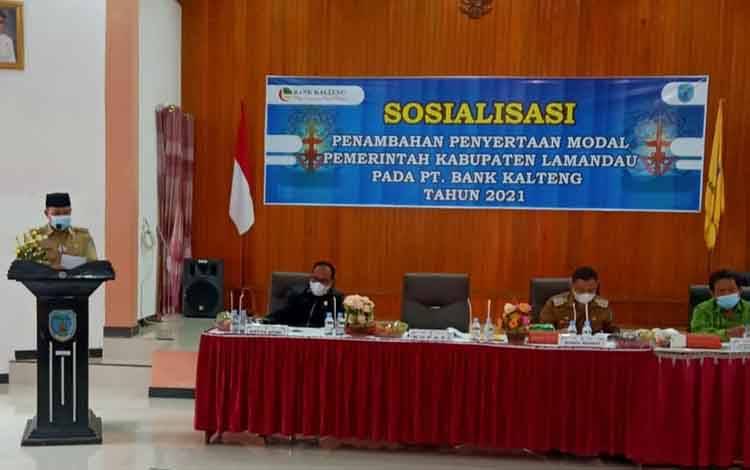 Bupati Lamandau Sebut Peran Perbankan Penting untuk Menjaga Stabilitas Pembangunan