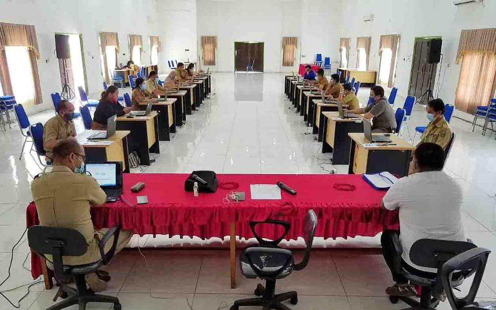 BKPSDM Barito Timur Adakan Ujian Kenaikan Pangkat Penyesuaian Ijazah