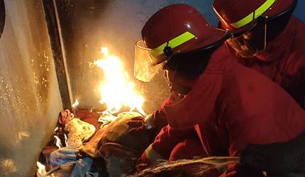 Gara Gara Regulator Bocor, Rumah Warga Pangkalan Bun Nyaris Terbakar