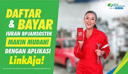 Gandeng LinkAja, BPJAMSOTEK Beri Kemudahan Pendaftaran dan Pembayaran Iuran