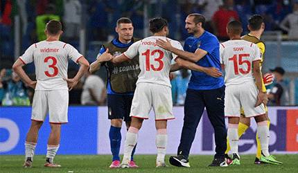 Chiellini: Cedera Tak Usik Kegembiraan Italia ke Putaran 16 Besar