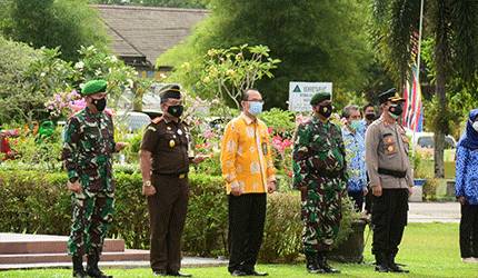 Bangun Sinergisitas, Dandim Hadiri HUT Pemko Palangka Raya