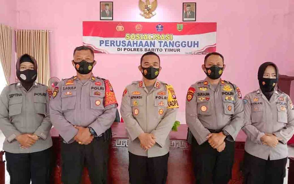 Kapolres Barito Timur Gagas Sistem Penanggulangan Covid-19 Bernama Perusahaan Tangguh