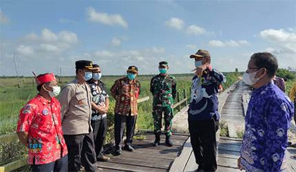 Anggaran Pembangunan Jembatan Jelai Capai Rp 6 Miliar Lebih