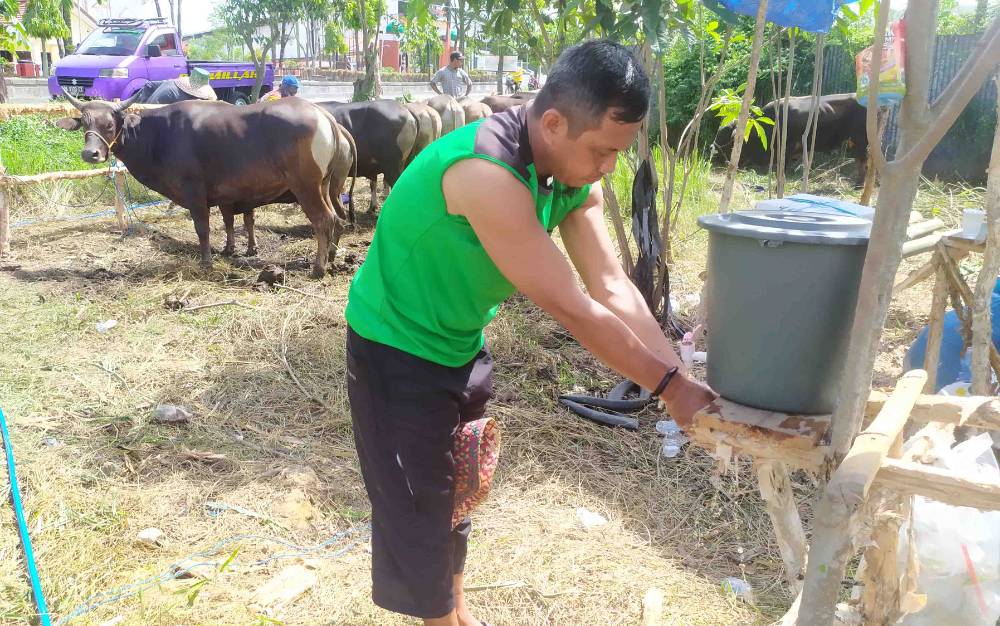 Pedagang Hewan Kurban di Sampit Pastikan Taati Protokol Kesehatan