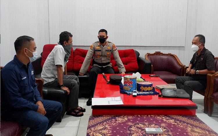Kapolres Datangi Kantor Pertanahan Seruyan