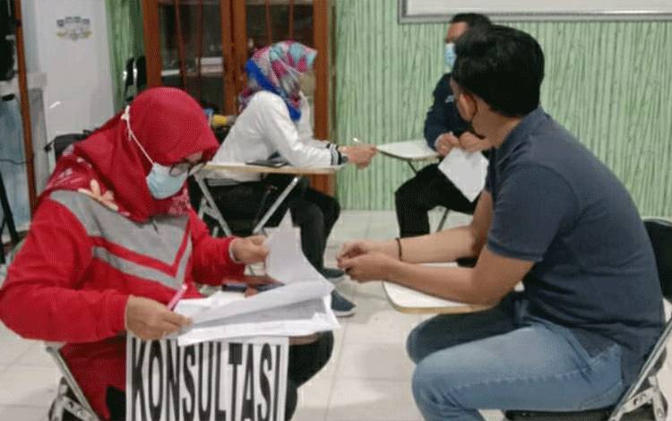 Dinkes Kapuas Gelar Posbindu PTM Bagi Pegawai