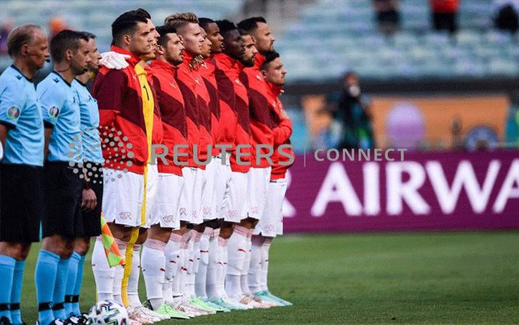 Hasil Laga Grup B dan C Membuat Swiss Dinyatakan ke-16 Besar