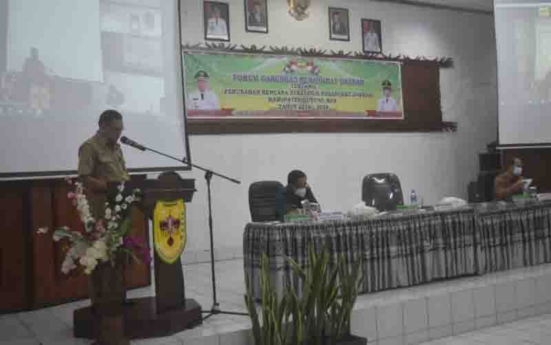 Perubahan Renstra Acuan Dasar Pelaksanaan Pembangunan di Kabupaten Gunung Mas