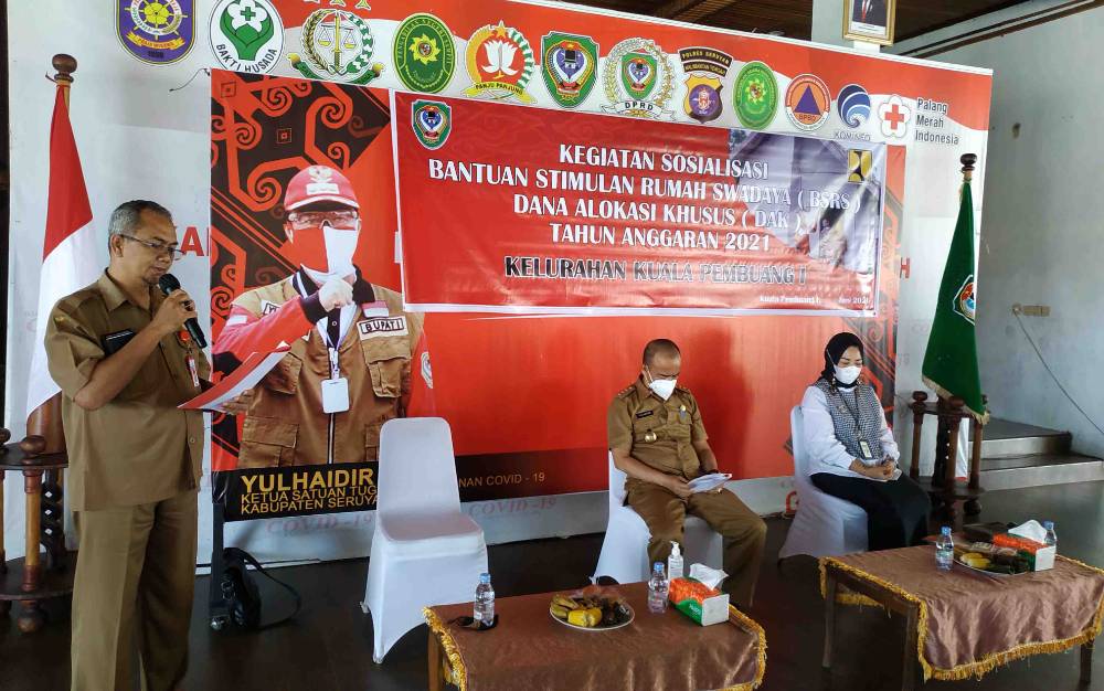 Penerima Manfaat Bantuan Stimulan Rumah Swadaya Ikuti Sosialisasi