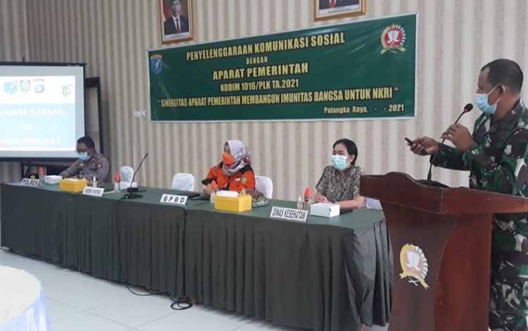 TNI Polri dan Pemko Palangka Raya Bersinergi Tuntaskan Vaksinasi