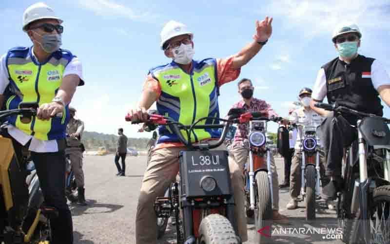 Sandiaga: Jumlah Penonton Superbike Mandalika Disesuaikan Situasi
