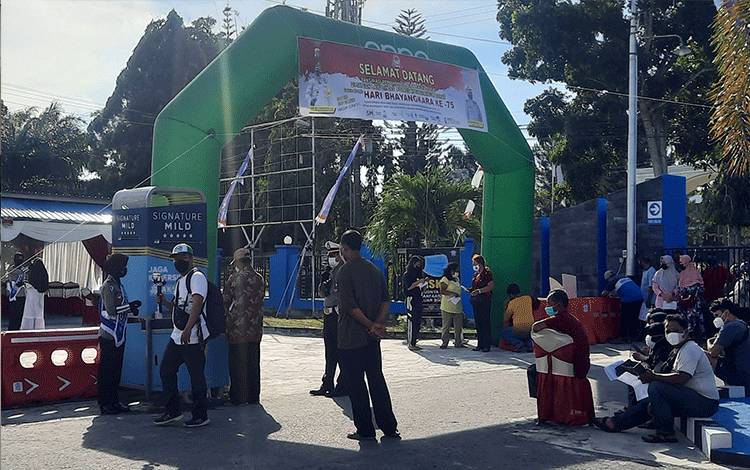 Sukseskan Vaksinasi, Satlantas Polres Kobar Gelar Vaksin Gratis