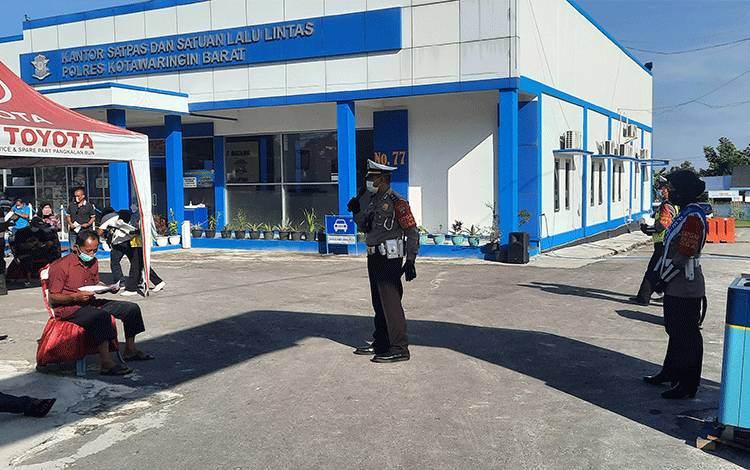 Kasatlantas Apresiasi Tingginya Kesadaran Masyarakat Kobar Ikuti Vaksin
