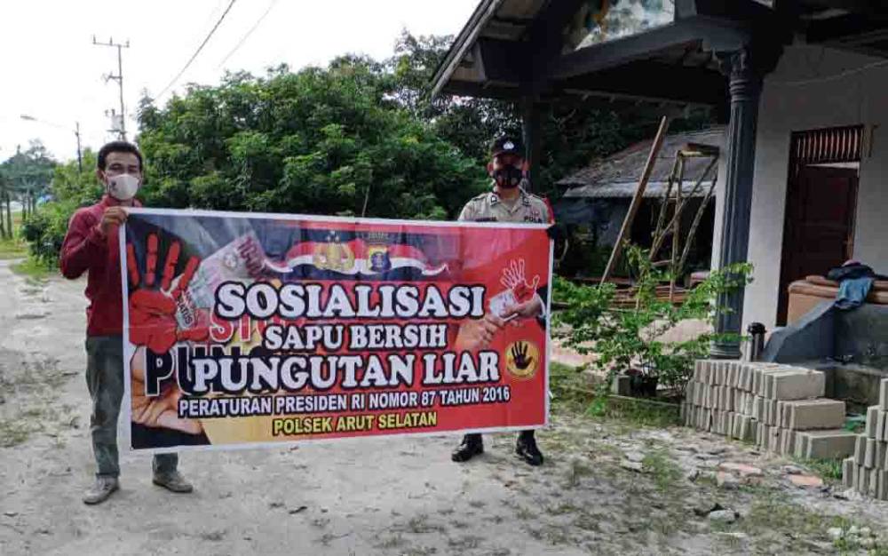 Sosialisasi Saber Pungli Digencarkan di Seputaran Kota Pangkalan Bun