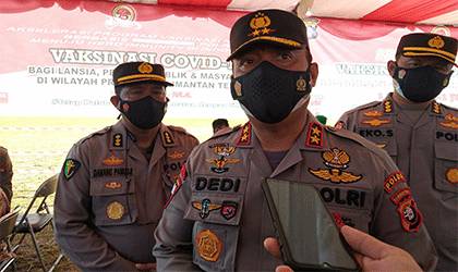 Kapolda Kalteng: Tidak Perlu Takut Vaksinasi