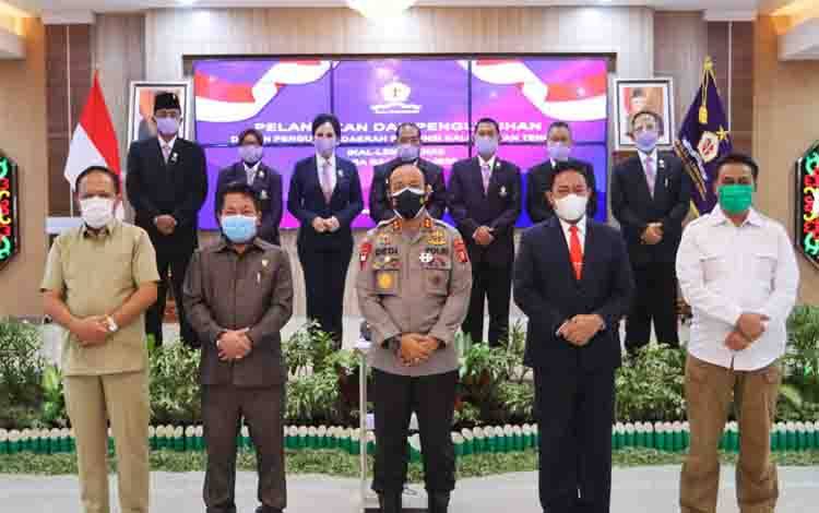 Kapolda Kalteng Hadiri Pelantikan DPD Ikatan Keluarga Alumni Lemhanas
